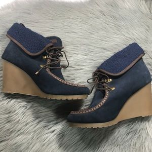 tommy hilfiger wedge boots